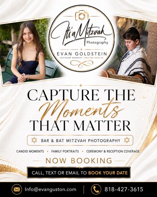 One of my favorite things to do, Photographing Mitzvahs! Photographing all over Los Angeles, and Ventura County, sometimes beyond!