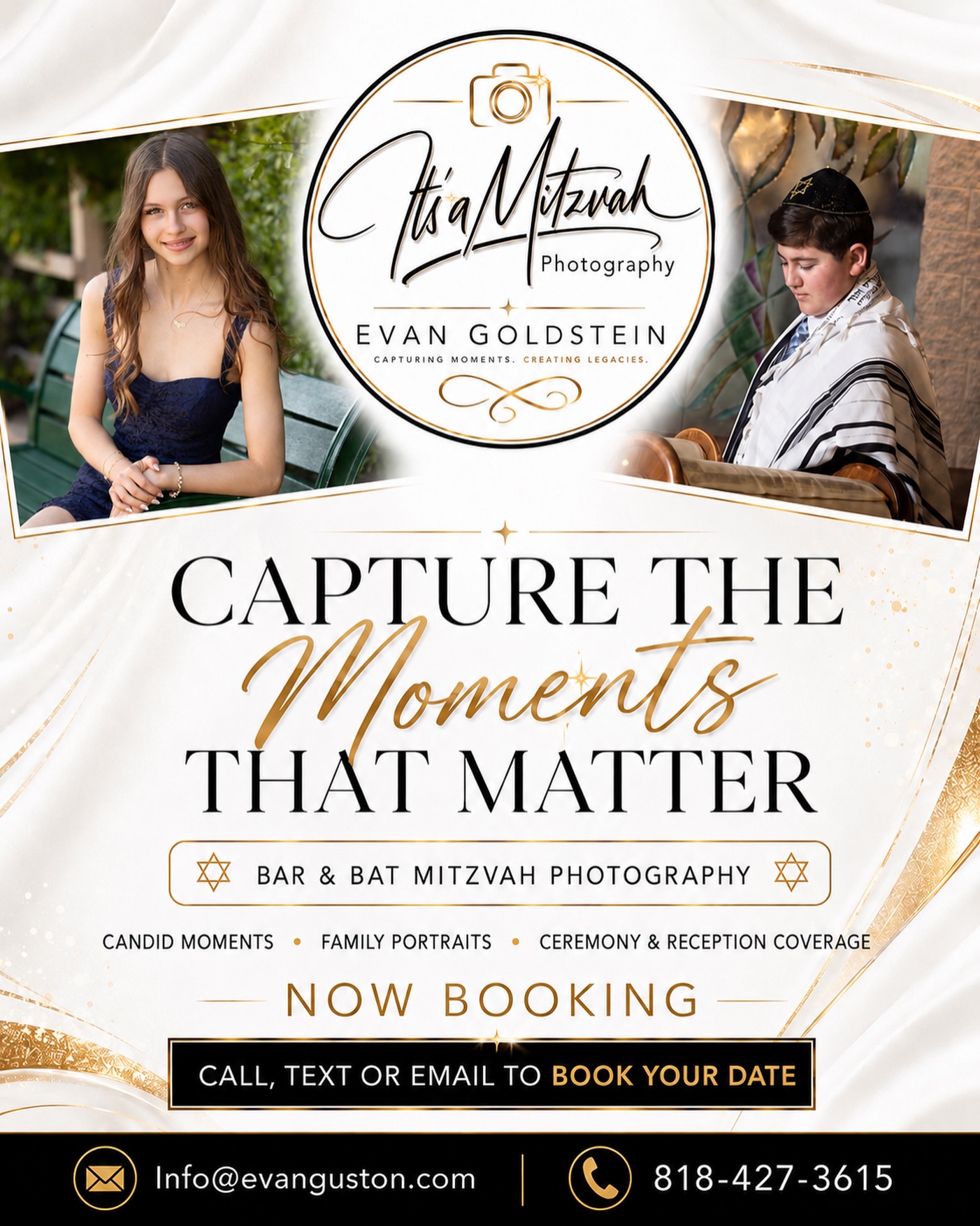 One of my favorite things to do, Photographing Mitzvahs! Photographing all over Los Angeles, and Ventura County, sometimes beyond!